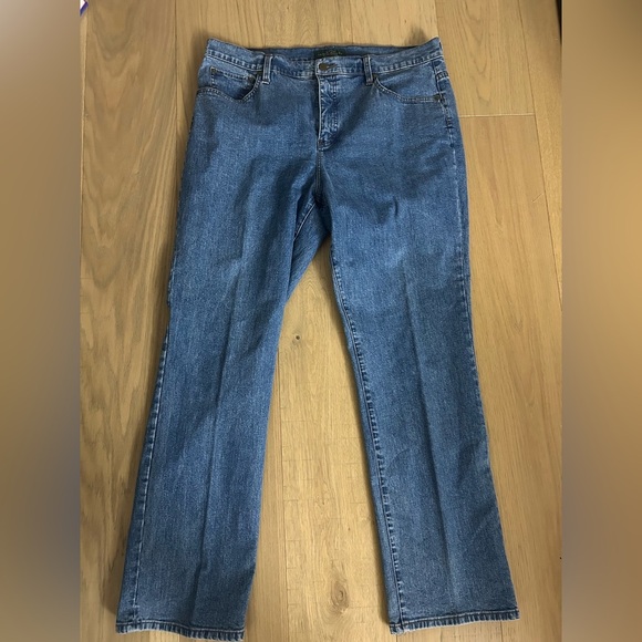 Lauren Ralph Lauren LRL Jeans Co. Classic Straight Leg Denim Jeans - Picture 1 of 9